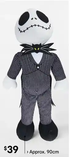 Kmart Disney Tim Burton's The Nightmare Before Christmas Giant Jack Skellington Plush Toy offer