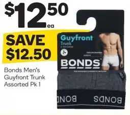 Woolworths Bonds men's guyfront trunk assorted offer
