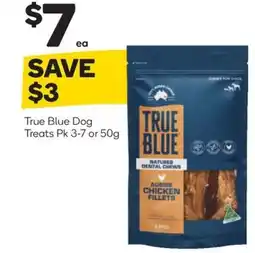Woolworths True blue dog treats offer