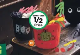 Woolworths Halloween pails offer
