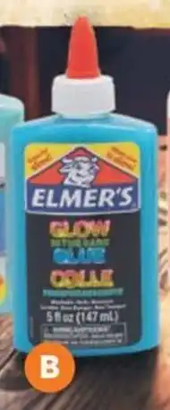 Woolworths Elmer's glow in the dark glue blue offer