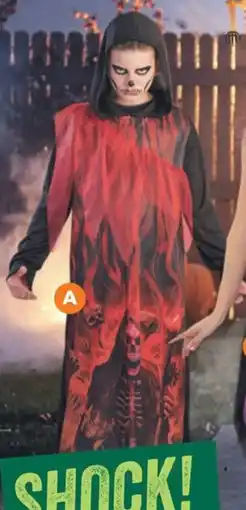 Woolworths Halloween costume teen devil reaper offer