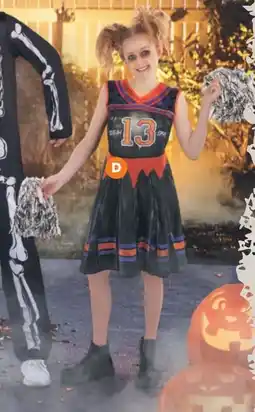 Woolworths Halloween costume teen cheerleader offer