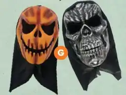 Woolworths Halloween adult mask with hood offer