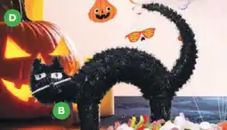 Woolworths Halloween tinsel cat offer