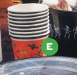 Woolworths Halloween disposable cups character offer