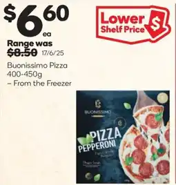 Woolworths Buonissimo pizza offer