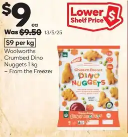 Woolworths Woolworths crumbed dino nuggets offer
