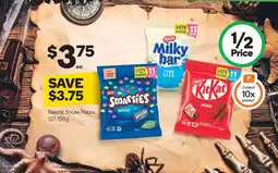 Woolworths Nestlé share packs offer