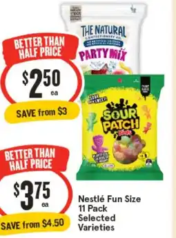 IGA Nestlé fun size offer