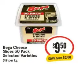 IGA Bega cheese slices offer