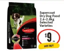 IGA Supercoat dry dog food offer