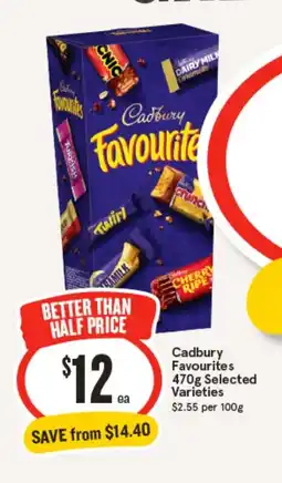 IGA Cadbury favourites offer