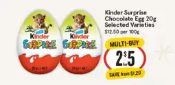 IGA Kinder surprise chocolate egg offer