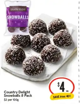 IGA Country delight snowballs offer