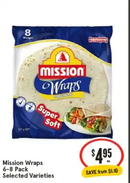 IGA Mission wraps offer