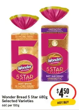 IGA Wonder bread 5 star offer