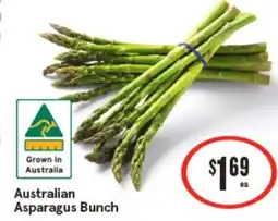 IGA Australian asparagus bunch offer