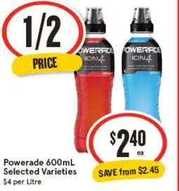 IGA Powerade offer