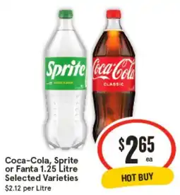 IGA Coca-cola, sprite or fanta offer