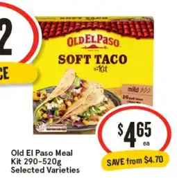 IGA Old el paso meal kit offer