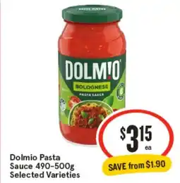 IGA Dolmio pasta sauce offer