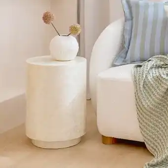 Callia Round Side Table by M.U.S.E