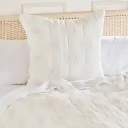 Pillow Talk Sianna Palm European Pillowcase by Habitat offer