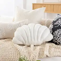 Pillow Talk Bouclé Shell Cushion by M.U.S.E offer