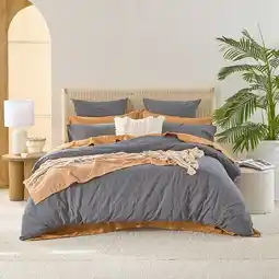 Pillow Talk Australian Cotton Quilt Cover Set by Habitat offer