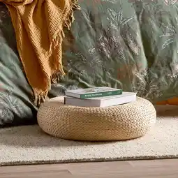 Pillow Talk Havana Natural Ottoman by Habitat offer