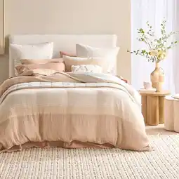 Pillow Talk Mirage Quilt Cover Set by Habitat offer