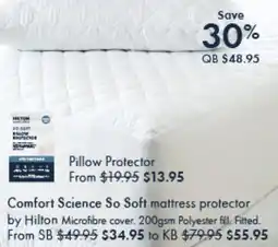 Pillow Talk Comfort Science So Soft mattress offer