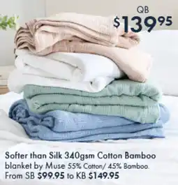 Pillow Talk Softer than Silk 340gsm Cotton Bamboo offer
