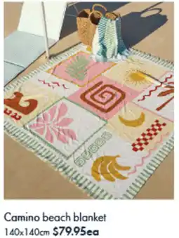 Pillow Talk Camino beach blanket offer