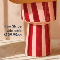 Pillow Talk Flinn Stripe side table offer