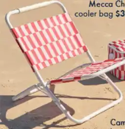 Pillow Talk Mecca Check beach chair offer