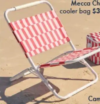 Pillow Talk Mecca Check beach chair offer