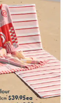 Pillow Talk Carmelita Stripe lounger offer