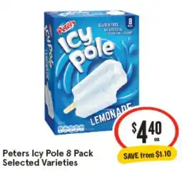 IGA Peters Icy PoleSelected Varieties offer