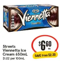 IGA Streets Viennetta Ice Cream offer