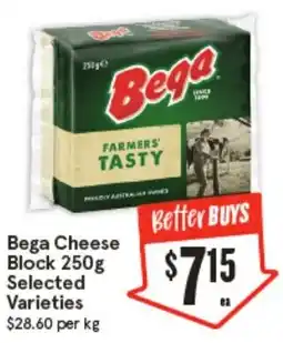 IGA Bega Cheese Block Selected Varieties offer