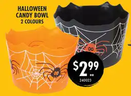 Red Dot Halloween candy bowl 2 colours offer