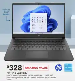 Harvey Norman HP 14s Laptop offer