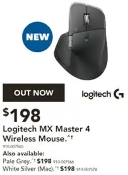Harvey Norman Logitech MX Master 4 Wireless Mouse offer