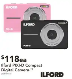 Harvey Norman Ilford PIXI-D Compact Digital Camera offer
