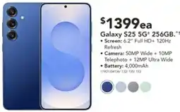 Harvey Norman Galaxy S25 5G 256GB offer