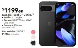 Harvey Norman Google Pixel 9 128GB offer