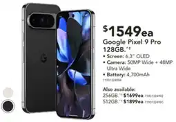 Harvey Norman Google Pixel 9 Pro 128GB offer