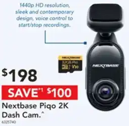 Harvey Norman Nextbase Piqo 2K Dash Cam offer